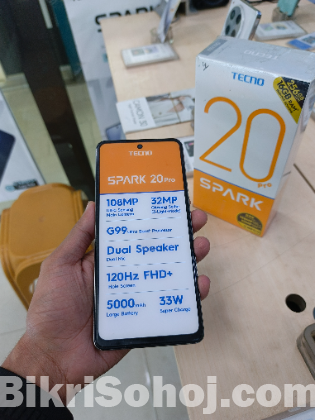 Tecno Spark 20 pro 8/256 (New)